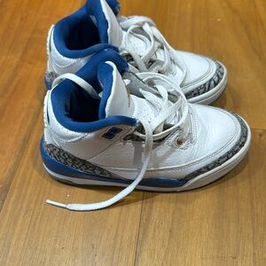 Jordan Kids Sneakers White and Blue
